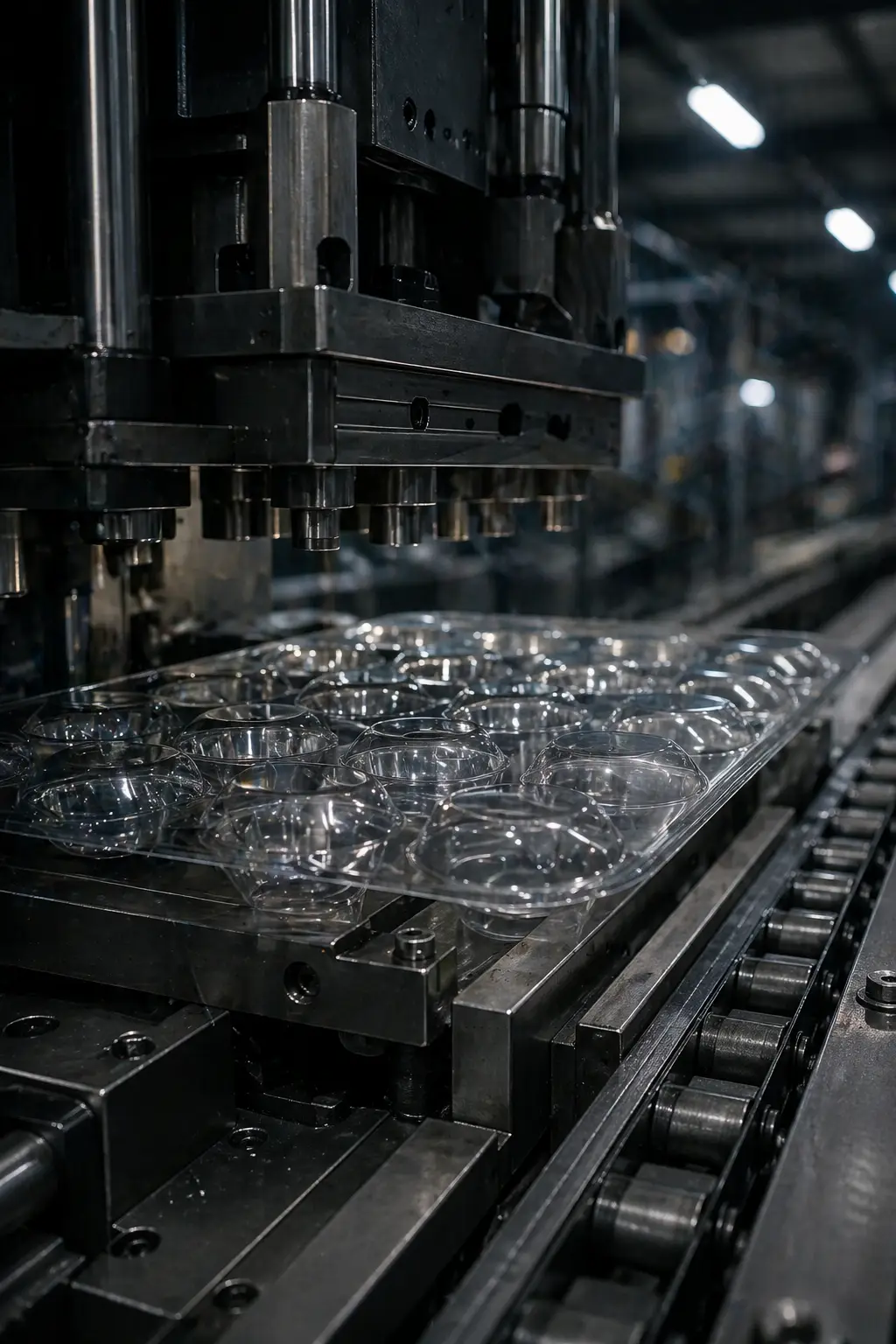 proceso de fabricación mediante termoconformado industrial de envases plásticos en Madrid